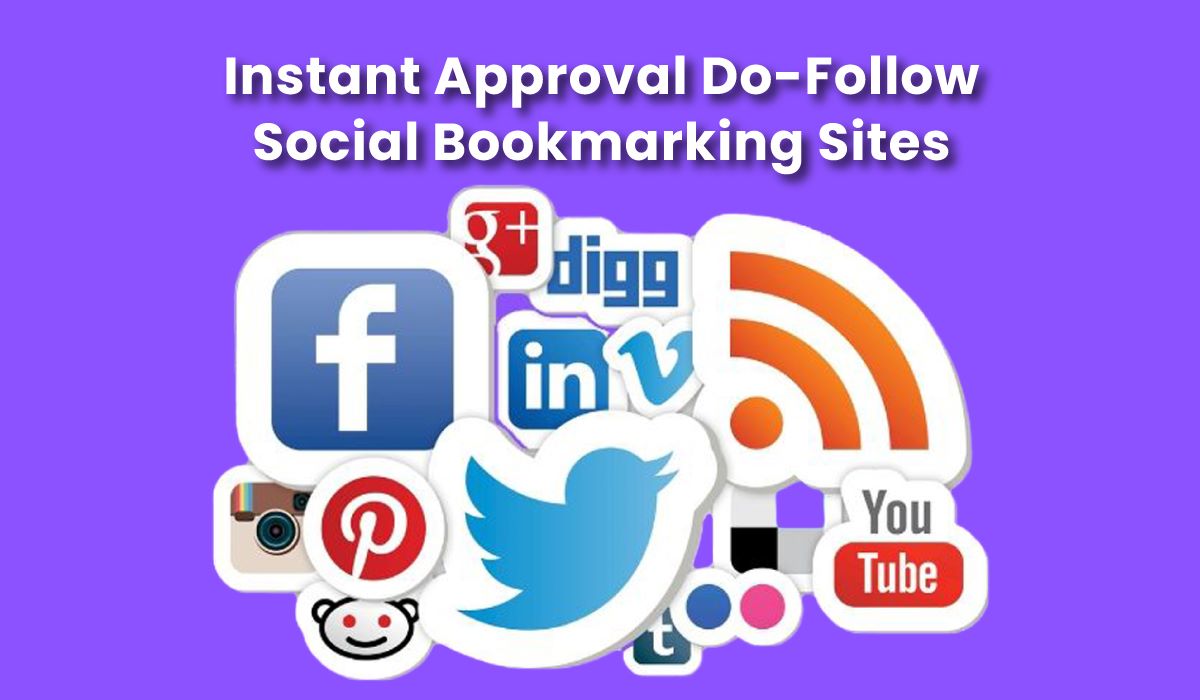 Instant Approval High DA Social Bookmarking Sites List