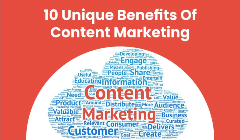 Top 10 Unique Benefits Of Content Marketing